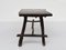 Brutalism Swiss Wood Table and Chairs, Swiss Alps, Set of 7, Image 12