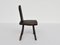 Brutalism Swiss Wood Table and Chairs, Swiss Alps, Set of 7 7