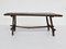 Brutalism Swiss Wood Table and Chairs, Swiss Alps, Set of 7, Image 10