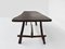 Brutalism Swiss Wood Table and Chairs, Swiss Alps, Set of 7 11