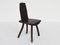 Brutalism Swiss Wood Table and Chairs, Swiss Alps, Set of 7 6