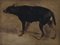 Jacques-Laurent Agasse, Dog Study, Oil on Cardboard, Framed, Image 2