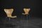 Mid-Century Modern Danish Butterfly Series 7-Chairs by Arne Jacobsen for Fritz Hansen, 1977s, Set of 2 1