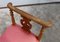 Small Bench with Walnut Wheelchanders, 1800s 8