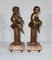 A. Moreau, L’Insouciant et la Rêveuse, Late 1800s, Bronzes, Set of 2 4