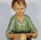 Kniendes Kind aus Keramik, 1930er 13