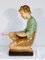 Kniendes Kind aus Keramik, 1930er 28