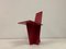 Modern Red Plywood Chair, 1980s 13