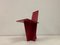 Modern Red Plywood Chair, 1980s, Image 13