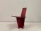 Modern Red Plywood Chair, 1980s 14