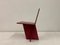 Modern Red Plywood Chair, 1980s 7