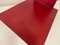 Sedia moderna in compensato rosso, anni '80, Immagine 10