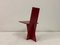 Modern Red Plywood Chair, 1980s, Image 6