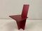 Modern Red Plywood Chair, 1980s 12