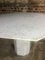 Vintage Carrare Marble Octagonal Table, 1970 5