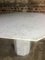 Vintage Carrare Marble Octagonal Table, 1970, Immagine 5
