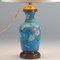 Vintage Tischlampe mit japanischer Emaille, 1950er 3