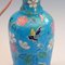 Vintage Table Lamp with Japanese Enamel, 1950s 8