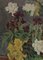 Benjamin II Vautier, Nature morte fleurs en vase au Napperon, 1925, Oil on Canvas, Image 5