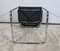 Chromed Metal Chair in Black Leather by Breuer, 1970, Image 15