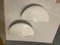 Large White Murano Glass Sconces, 1980s, Set of 2, Image 5