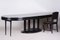 Black Adjustable Dining Table attributed to Otto Prutscher, 1890s, Image 5