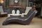 Italian Chaise Lounge in Leather, 1970s 15