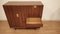 Credenza e scrivania in teak, quercia e ottone di Edmondo Palutari per Dassi, anni '50, set di 2, Immagine 9