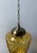 Lantern Pendant with Amber Murano Glass, 1960 2