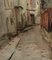 Luigi Corbellini, Rue Norvin vue sur la Basilique du Sacré Coeur, Montmartre, Acquarello su carta, Con cornice, Immagine 4
