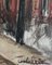 Luigi Corbellini, Rue Norvin vue sur la Basilique du Sacré Coeur, Montmartre, Acuarela sobre papel, Enmarcado, Imagen 3