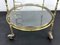 Mid-Century Modern Italian Brass and Glass Bar Service Cart by Cesare Lacca, 1950s 5