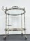 Mid-Century Modern Italian Brass and Glass Bar Service Cart by Cesare Lacca, 1950s, Image 8