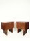 Tables de Chevet Modernes en Noyer dans le style de Paolo Buffa, Italie, 1950s, Set de 2 2