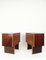 Italian Modern Burled Walnut Bedside Tables in the style of Paolo Buffa, 1950s, Set of 2 3