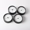 Weather Station with Clock by Henning Koppel for Georg Jensen, 1980s, Set of 4 4