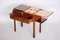 Small Czech Walnut Bauhaus Side Table, 1930s, Image 8