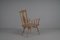 Mid-Century Modern Hand-Carved Wooden Armchair, 1950s, Image 5