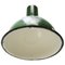 Vintage Industrial Green Enamel Pendant Lamp 3