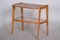 Czech Bauhaus Console Table in Oak and Glass, 1950s, Image 6