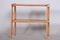 Czech Bauhaus Console Table in Oak and Glass, 1950s, Image 7