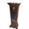 Table Clock with Marquetry and Display Case with Bronze Finials, Set of 2 6