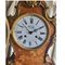 Table Clock with Marquetry and Display Case with Bronze Finials, Set of 2 2