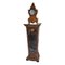 Table Clock with Marquetry and Display Case with Bronze Finials, Set of 2, Image 1