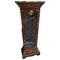 Table Clock with Marquetry and Display Case with Bronze Finials, Set of 2 10