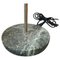 Mid-Century Modern Italian Industrial Marble and Copper Table Lamp, 1950s 2