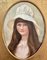 Portrait of a Young Noblewoman, 1890s, Oil on Canvas, Framed 8