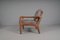 Teak Armchairs and Stool by Juul Kristensen, 1960s, Denmark, Set of 4 11