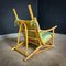 Chaise Vintage en Bambou Vert Menthe 9