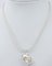 Baroque Pearl, Diamonds and 14 Karat White Gold Fish Pendant Necklace, 1960s 4